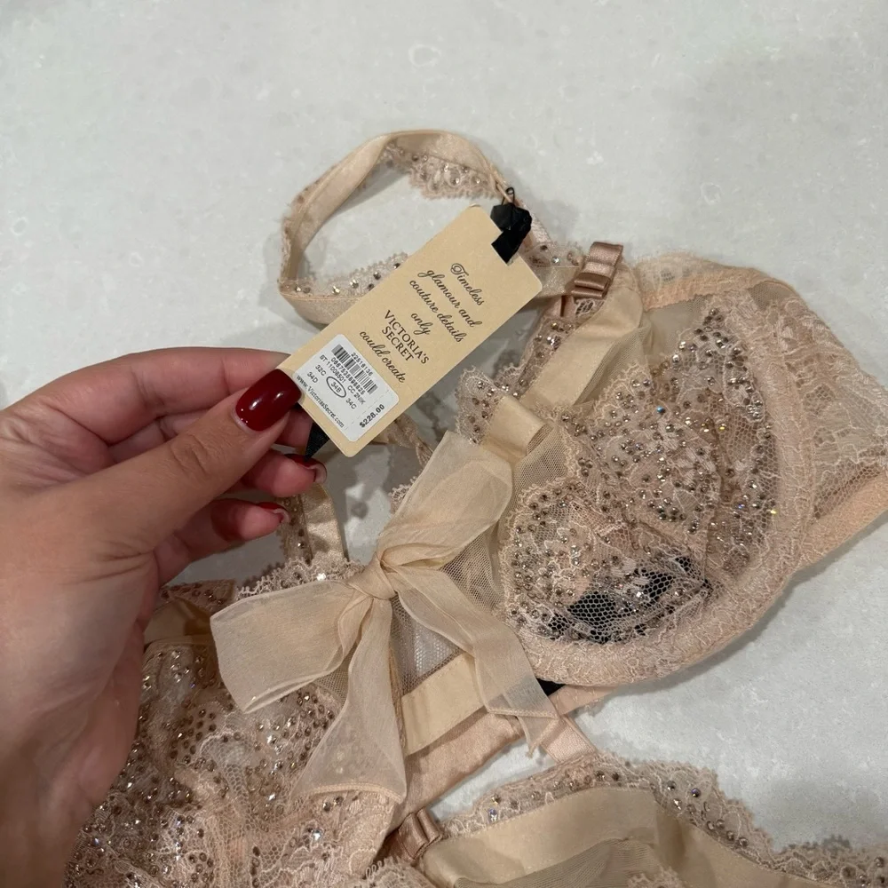 Victoria's Secret Designer Fashion Show Swarovski Crystal Bra & Panty Set - Picture 15 of 16